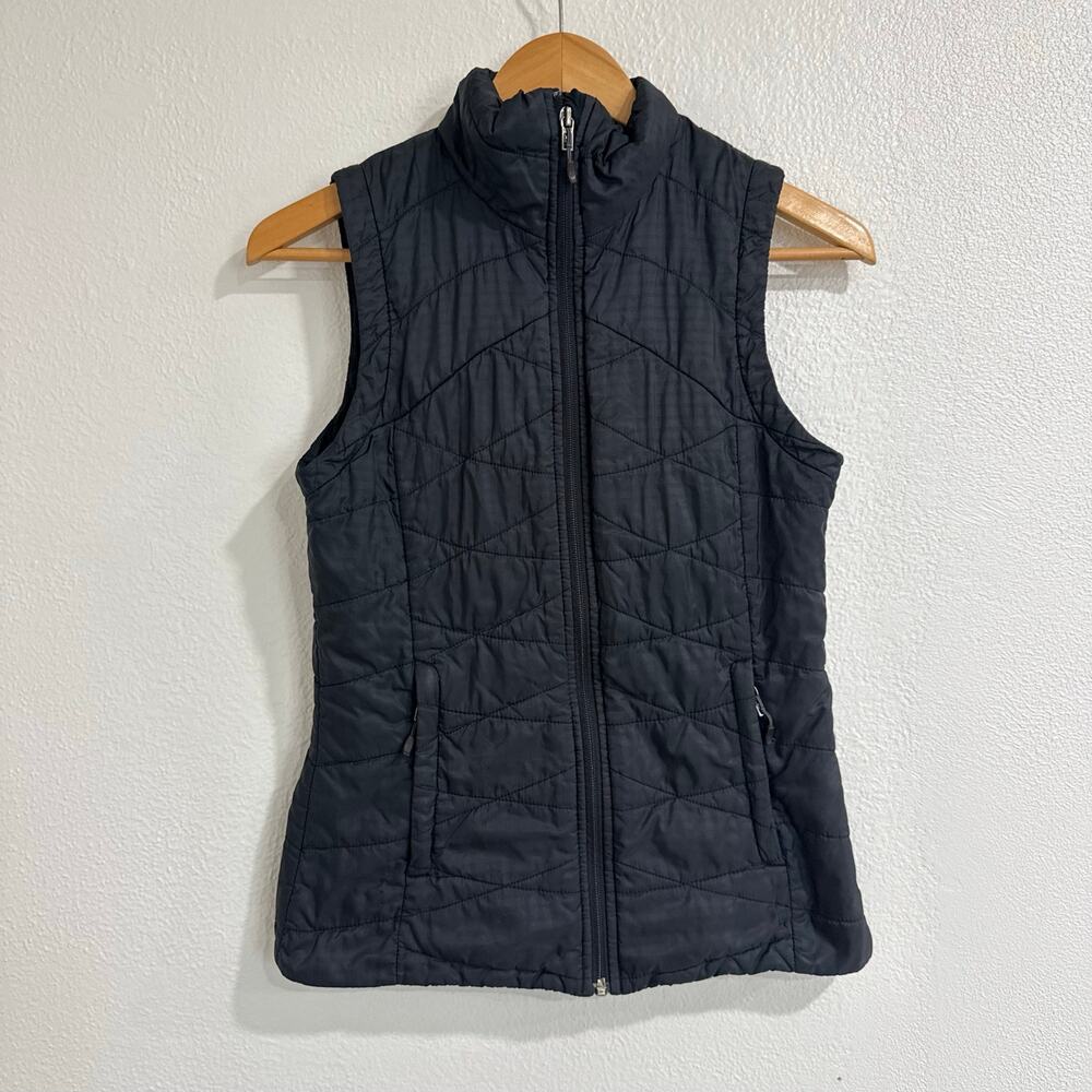 Columbia Women’s Black Quilted Omni-Shield Full Zip Vest Outdoor Hiking XS